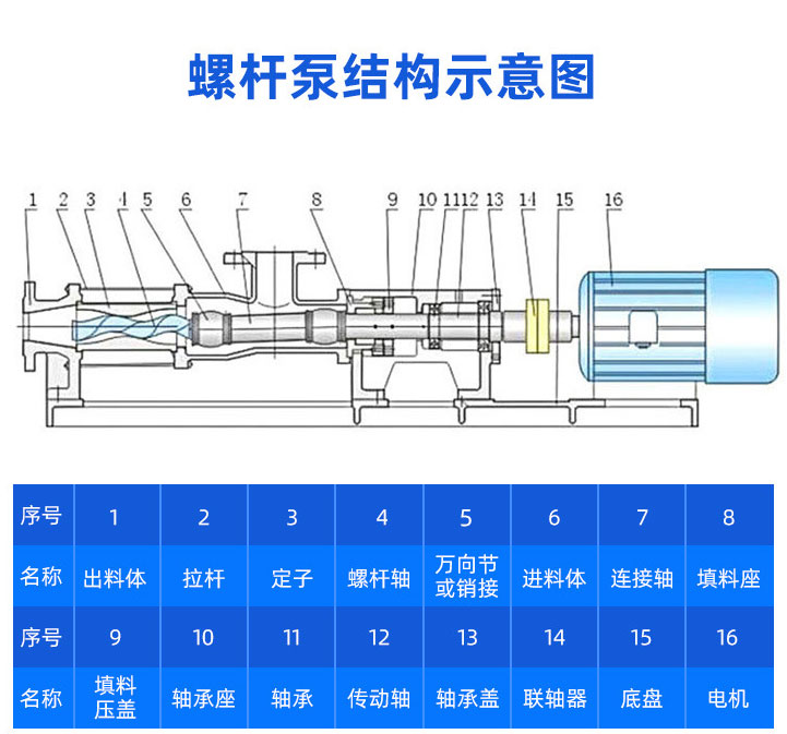 GF型不銹鋼單螺桿泵結(jié)構(gòu)圖紙 GF型不銹鋼單螺桿泵結(jié)構(gòu)圖紙